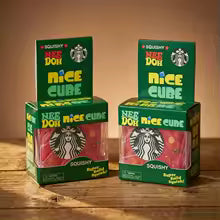 NeeDoh Starbucks Nice Cube Fidget Squish Toy Portable Soft Sensory Toy Stress Anxiety Relief Calm Focus Decompression Gift