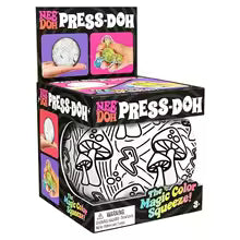 NeeDoh Mushroom Graffiti Ball Blind Box Series Desktop Ornament Stress Squishy Toys For People Under Pressure Fun Soft Stress Ball