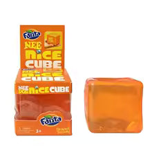 Fanta NeeDoh Nice Cube Squishy Toy Stress Relief Toy Soft Squeeze Fidget Cube for Kids & Adults Anxiety Relief Blind Box