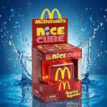NeeDoh McDonald's Nice Cube Squish Fidget Toy Soft Sensory Stress Reliever Anxiety Relief Calm Focus Decompression Holiday Gift