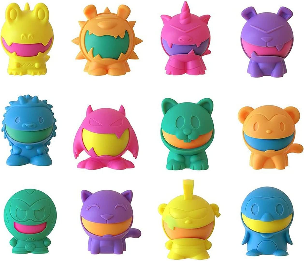 NeeDoh Dohjees. GrandeNero Squeezy. Stretchy-Dohjees Pop -Swap Teenie Nee Doh on The Inside (One Per Order)-Blind Box