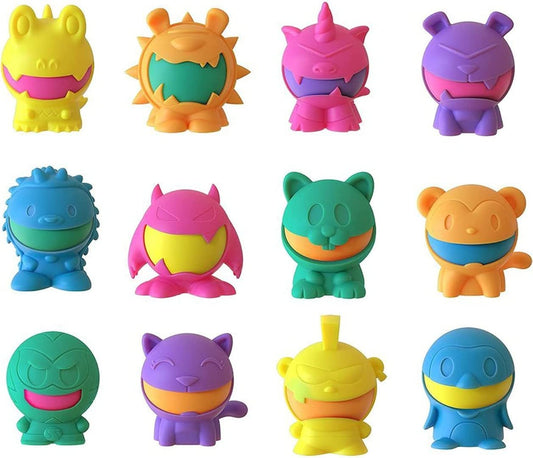NeeDoh Dohjees. GrandeNero Squeezy. Stretchy-Dohjees Pop -Swap Teenie Nee Doh on The Inside (One Per Order)-Blind Box