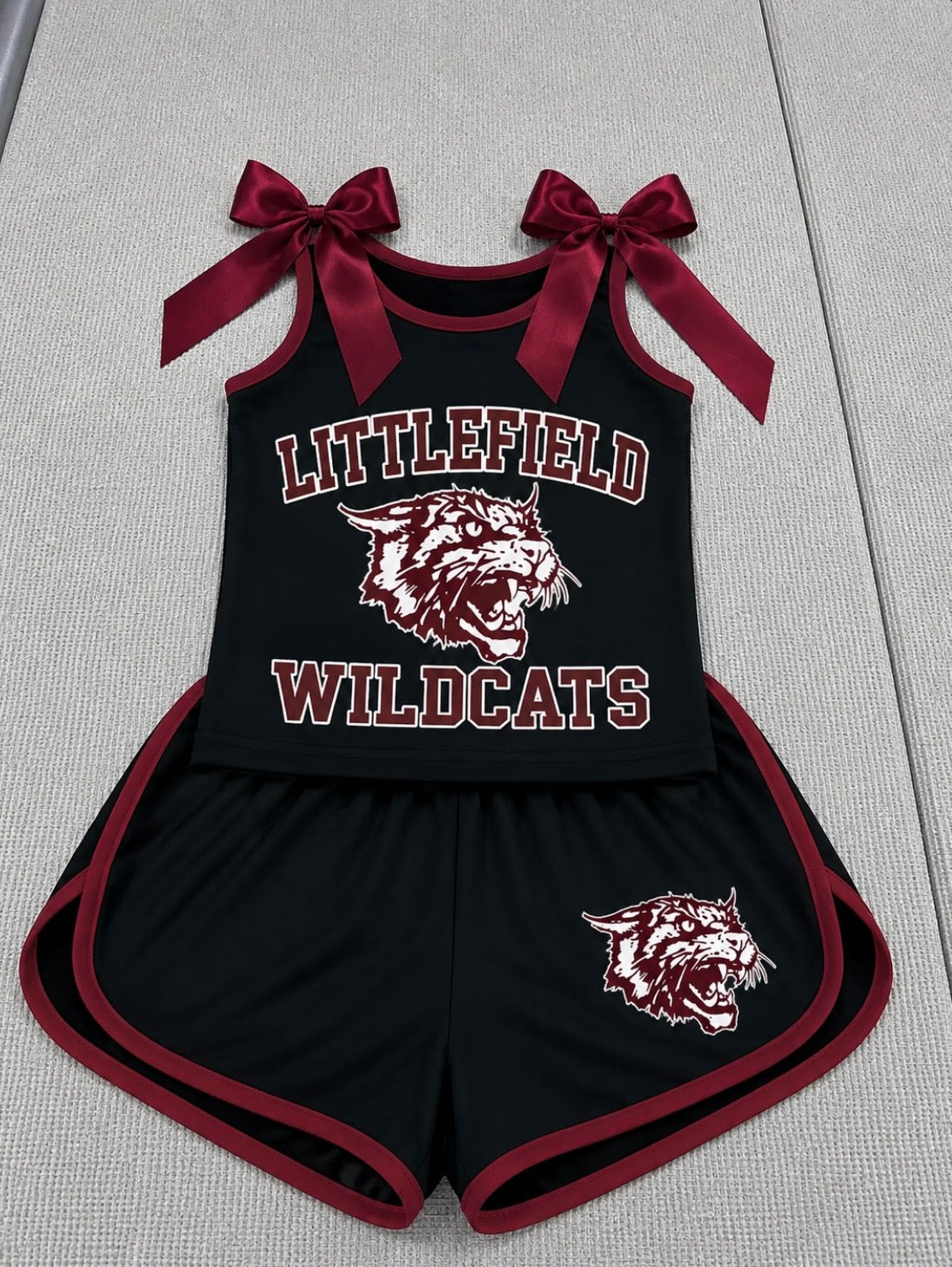 School Spirit Sets-Black & Burgandy