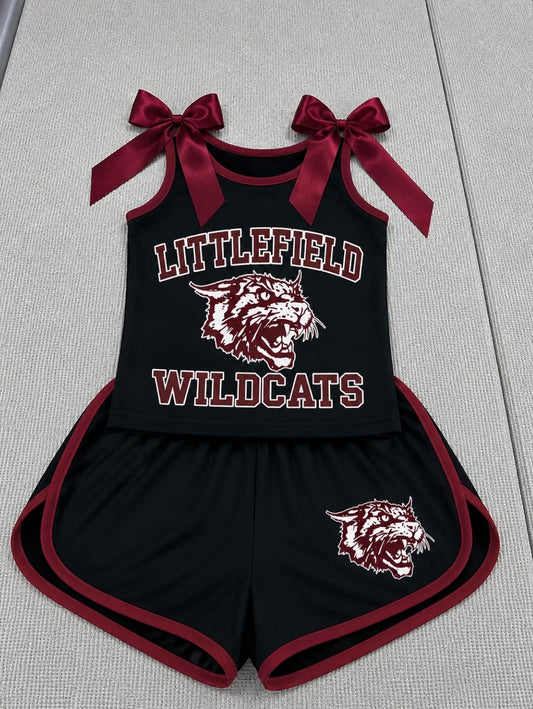 School Spirit Sets-Black & Burgandy