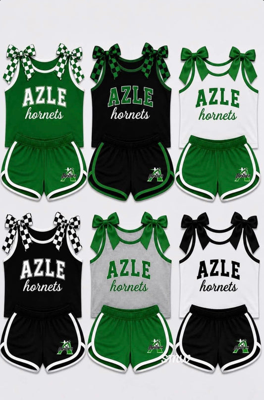 School Spirit Sets-Green, Gray, Black & White