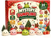 Christmas Squishy Mystery Dumpling Advent Calendar-24 Days